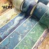 Layering Washi Tape Tape, Oil Painting Decorative Masking Artist Patterns Adhesive Translucent for DIY Crafts, Junk Journal, Gift Wrapping,