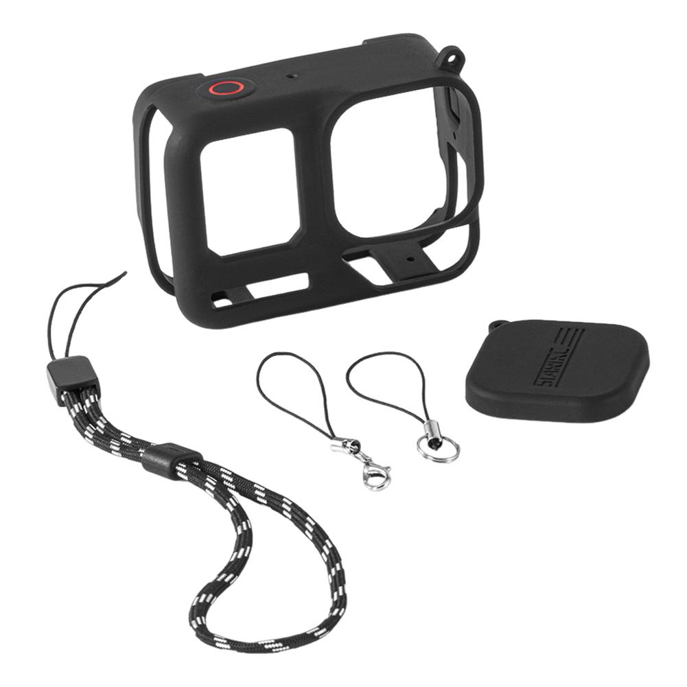 Для Insta360 Ace Pro 2 Силиконовый защитный чехол Накладка Противоударный силиконовый чехол Рамка Чехол Крышка объектива Аксессуары для защиты камеры