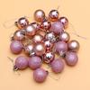 Elevate the Festivewith Pink Christmas Ball Ornaments Set of 24