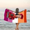 1pc Villain1 Beach Towel with Custom Name, Beach/Swimming/Bath/Picnic/Camping Towel, Suitable for Seaside Beaches