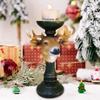 Винтажный подсвечник гравированный подсвечник винтажная фигурка оленя подсвечник рождественский лось смола подсвечник для домашнего декора