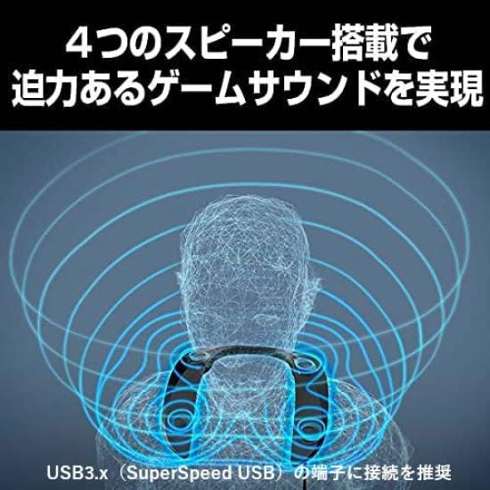 Проводная игровая колонка Panasonic Neck, модель серого цвета, оснащена звуковыми режимами, разработанными совместно с командой Fantasy sound, SC-GN01, специально для игры ``Final