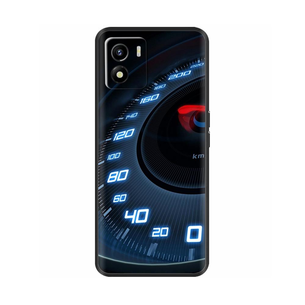 Чехол для Vivo Y01 Y01 2022 Мягкий силиконовый задний чехол ТПУ Чехол для телефона Для Vivo Y01 Y 01 VivoY01 Милый черный бампер Чехол-оболочка Funda