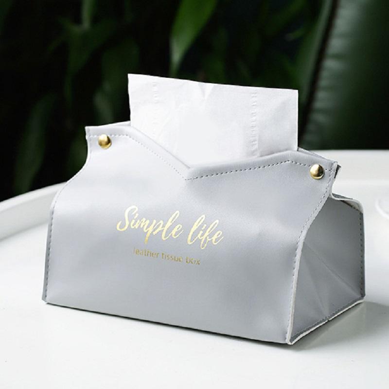 Кожаная коробка для салфеток, держатель для салфеток, автомобильная коробка для салфеток, держатель для дома, гостиной, чехол для хранения, картонная коробка для отеля, домашнее домашнее большое хранилище