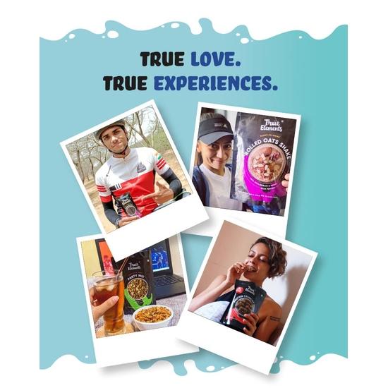 True Elements Berries Mix Muesli – 1kg | Wholegrain Cereal with Cranberries & Blueberries