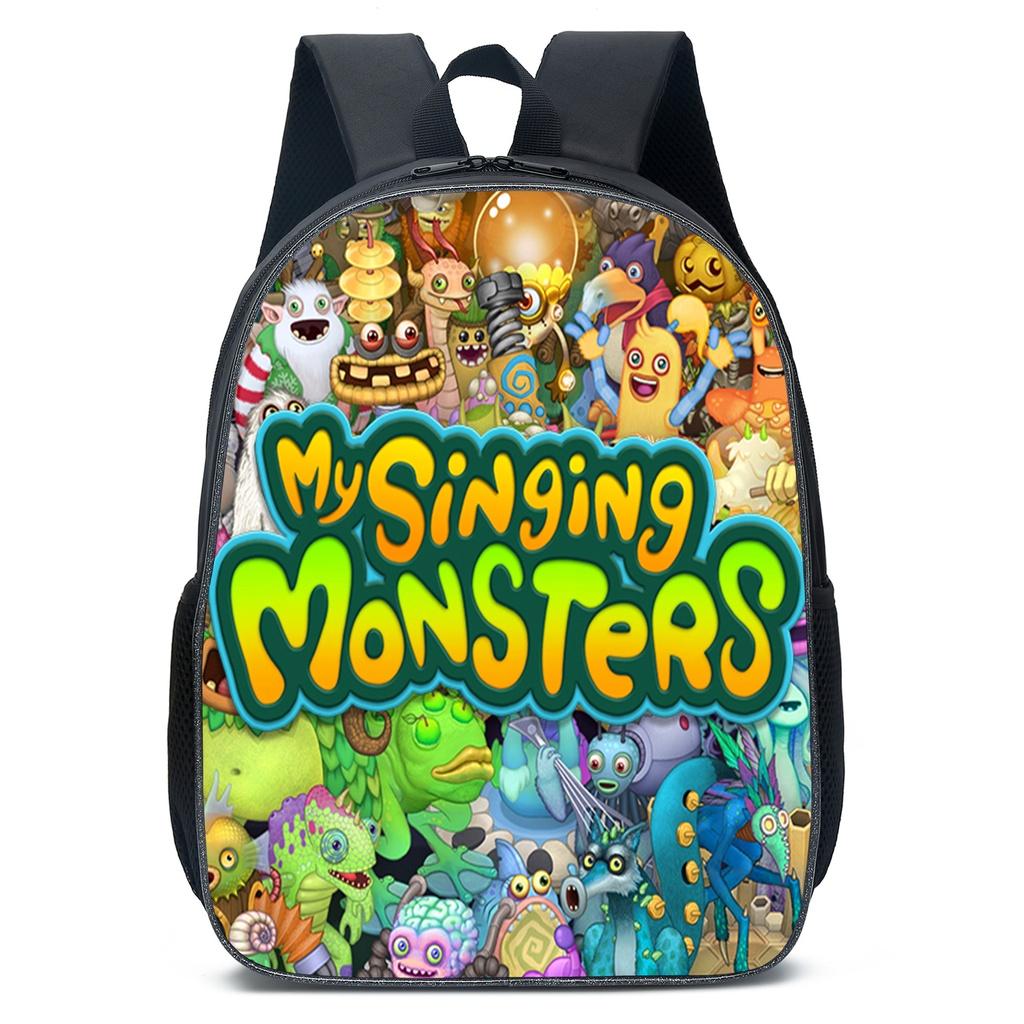 Мультяшный рюкзак My Singing Monsters для детей, вместимость 20 л