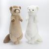 Cute European Mink Plush Doll Simulation Ferret Doll Children Cuddle To Accompany Doll Long Throw Pillow Gift