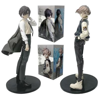 23 см Аниме Фигурка Bungou Stray Dogs Молодой Дадзай Осаму Фигурка Накахара Чуя Фигурка ПВХ Коллекционная Модель Кукла Игрушки