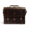 Handmade Vintage Leather Briefcase: British Design, Laptop Bag