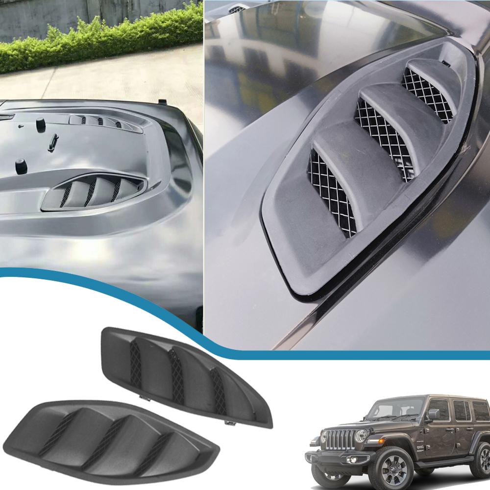 Передний капот автомобиля, вентиляционное отверстие, декоративная крышка, наклейка, накладка для Jeep Wrangler JK 2007-2017, 2/4 двери, экстерьер