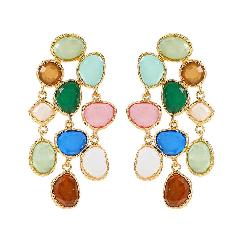 Colorful Bohemian Retro-Style Handmade Earrings