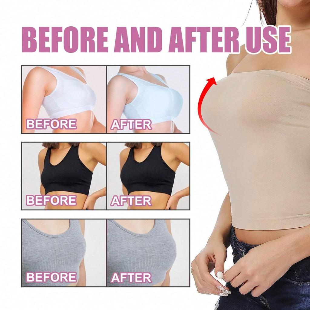 Крем для увеличения груди, увеличение груди, придание груди пышности, нежный и не раздражающий, улучшает форму груди