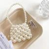 Элегантная женская сумка с жемчугом, мини-сумка через плечо для девочек, кошелек для монет, женская косметичка с помадой, сумка через плечо принцессы