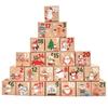 24Pcs Small Gift Candy Box 24 Days Packaging Bags  New Year Celebration
