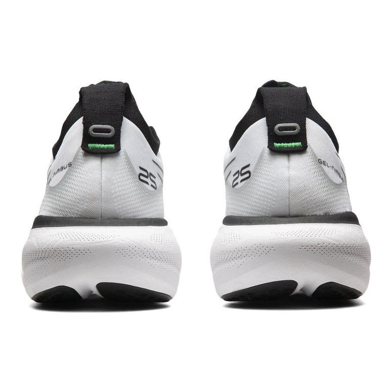 Asics Мужские кроссовки Gel Nimbus 25 White Black Green 1011B547-103