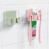 Настенная вешалка для зубных щеток, зубная паста, держатель для полоскания стакана, полка для ванной комнаты, органайзер