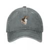 Rough Collie Stunning Look Baseball Cap funny hat summer hat Hat Luxury Brand fishing Designer Unisex Womens