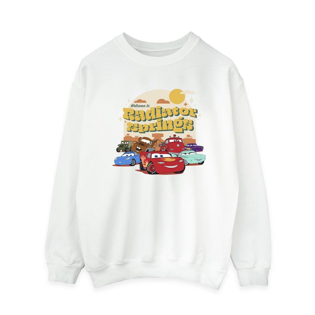 Disney Womens/Ladies Cars Radiator Springs Group Sweatshirt