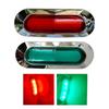1 пара светодиодных передних/задних боковых габаритных огней-указателей для лодок, грузовиков, прицепов, светодиодные габаритные огни, водонепроницаемая лампа