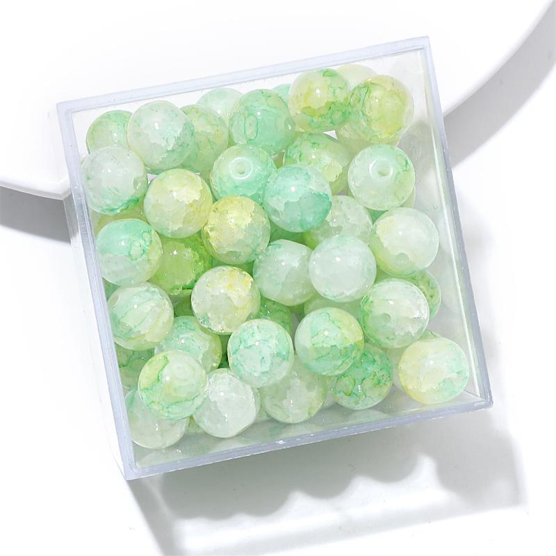 20Pcs Crystal Glass Beads Breakout Balls Loose Spacer Beads for DIY Bracelet Necklace Jewelry Making