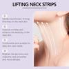Пластырь для шеи, увлажняющий и укрепляющий пластырь для шеи против морщин, подтягивающий ремень для шеи и подбородка, разглаживающий морщины на шее, 1 коробка (5 таблеток)