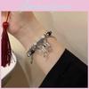 Stylish Animal-inspired Butterfly Double Layer Bracelet For Women 2024