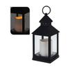 Led Candle Lantern 10.5x10.5x23cm Black