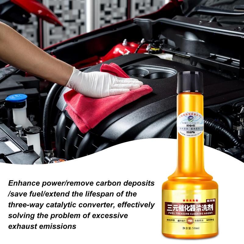 Engine Cleaner Additive 50ml Auto Parts Engine Boost Up Cleaner Combustion Chamber Cleaner Oil Carbon Remover Oil System Cleaner