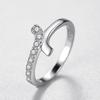 Tancise Classic стерлингового серебра 925 пробы кольцо с цирконом женские ювелирные изделия свадебное обещание вечерние подарок