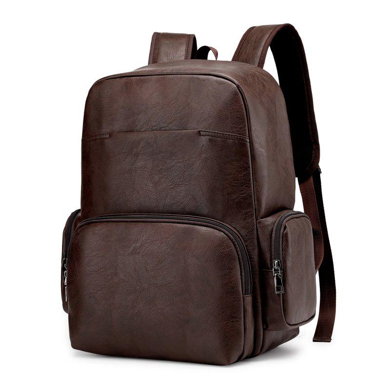 Высококачественный мужской рюкзак из искусственной кожи для подростков, дорожный рюкзак, школьная сумка, мужская деловая сумка для ноутбука