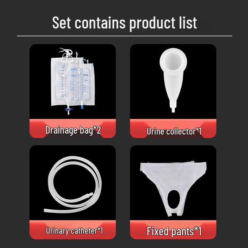 Silicone Wearable Urine Collector for Men, Women, and Elderly Bedridden Users