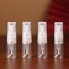 10/50PCS 2ML Black Clear Travel Refillable Bottle Glass Perfume Bottle Mist Spray Bottle Spray Pump Bottle Test Tube