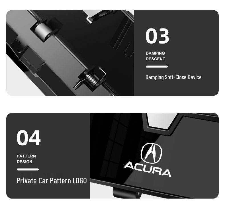 Acura MDX Sun Visor Sunglasses Case for ZDX/ILX/RDX/CDX/RLX Interior Enhancement