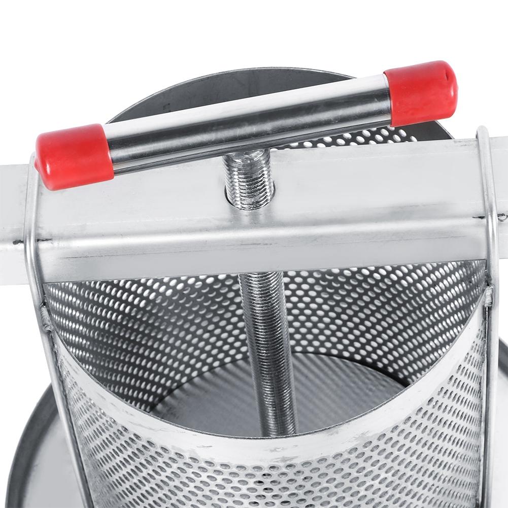 Ручной пресс для меда из нержавеющей стали, инструмент для пчеловодства с фильтром