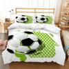 Лидер продаж, комплект пододеяльников с 3D футбольным принтом, модный комплект постельного белья, детский комплект постельного белья, одинарный размер, двойной размер, декор для спальни