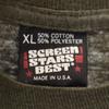 SCREEN STARS BEST 90-х годов Сделано в США Старая АЛЕКСАНДРИЯ Футболка с коротким рукавом Мужская Б/У