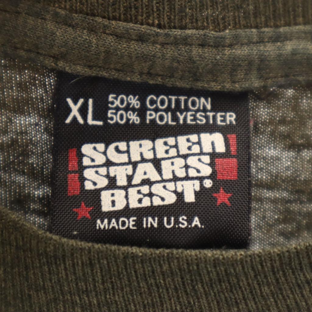 SCREEN STARS BEST 90-х годов Сделано в США Старая АЛЕКСАНДРИЯ Футболка с коротким рукавом Мужская Б/У