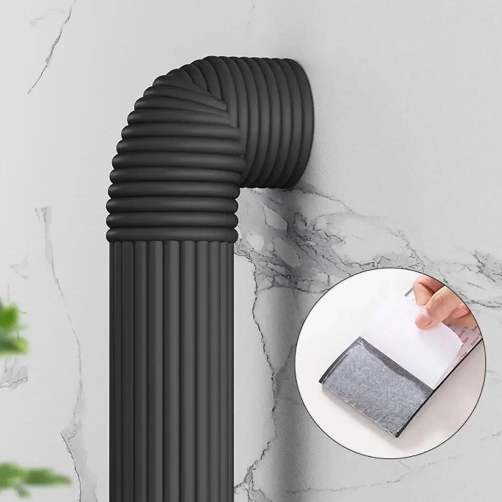 Самоклеящаяся зимняя изоляция для труб для защиты от замерзания наружного водопровода, длина 2 м, теплоизоляционная водонепроницаемая трубка