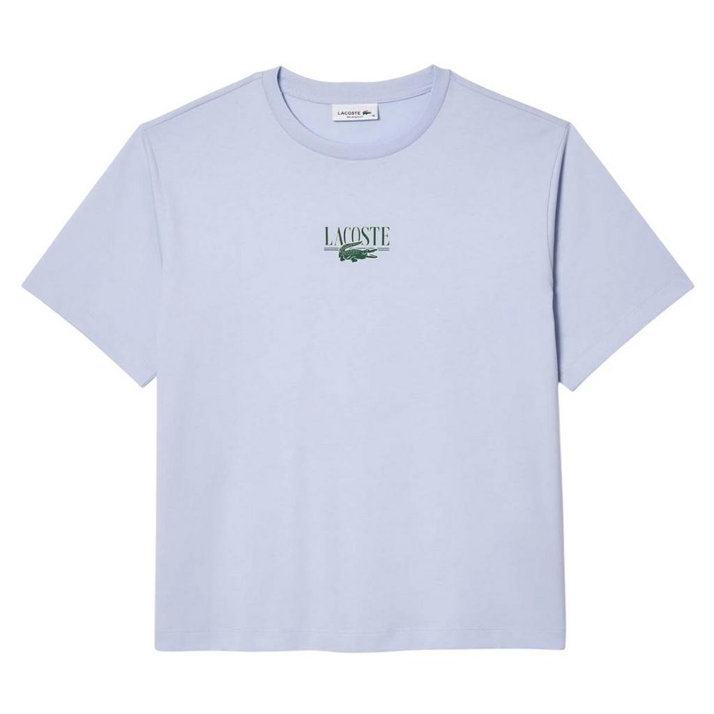 Lacoste Womens/Ladies Printed Cotton Relaxed Fit T-Shirt