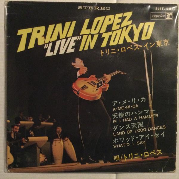 7-дюймовая пластинка TRINI LOPEZ - LIVE IN TOKYO SJET501 REPRISE 1968 Япония Рок Б/у