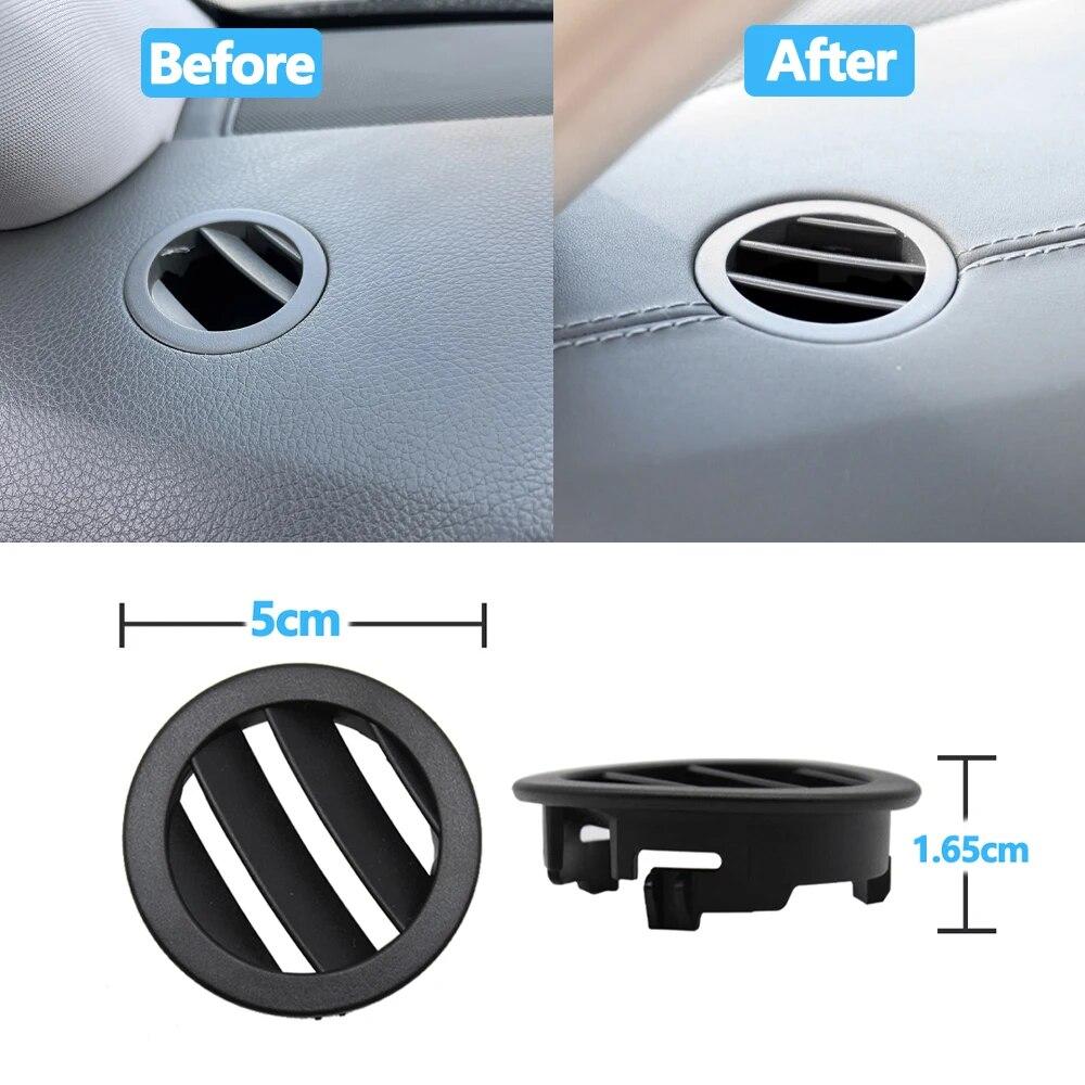 Левая и правая приборная панель кондиционера, вентиляционная решетка переменного тока, маленькая круглая панель, крышка для Benz E Class W212 2009-2015 E200 E300 E350 E550