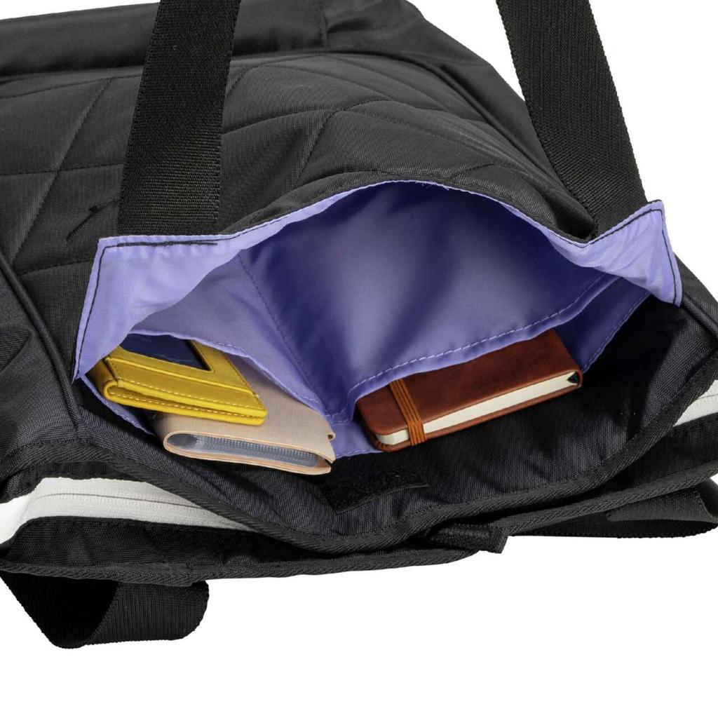 MIZUNO Badminton Bag, Racket Case, Racket Tote Bag, 73JDC014, Black/Purple