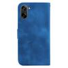 For OnePlus Nord CE5 5G Stand Case 7-Shaped Pattern Imprint Leather Phone Cover with Strap