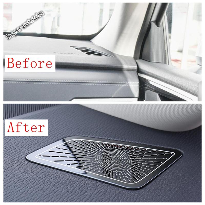 Dashboard AC Air Conditioning Outlet Vent Frame Decorative Sequin Cover Trim Accessories For Mitsubishi Outlander 2024 2025