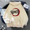 Demon Slayer Japanese anime hoodie 2000s Japanese style Y2k men's fashion casual hoodie Harajuku cartoon hoodie