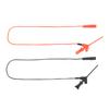 2Pcs Black Red Banana Plug Socket Test S Test Clip Hook Set 2mm P1511B