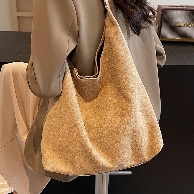 Сумка Niche Suede Bag женская вместительная сумка через плечо под мышкой повседневная универсальная сумка-тоут для поездок на работу