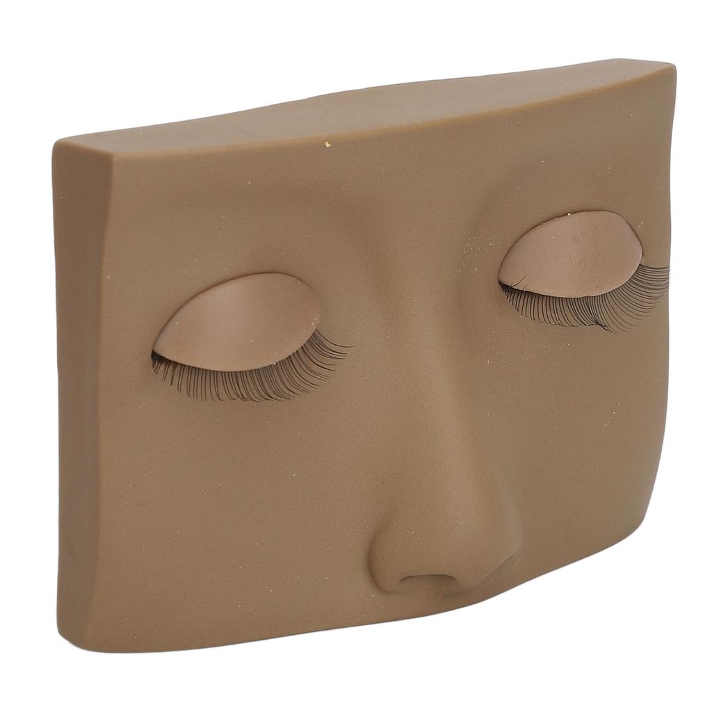 Ресницы манекен голова практика реалистичная половина лица макияж голова обучение с 3 парами съемных