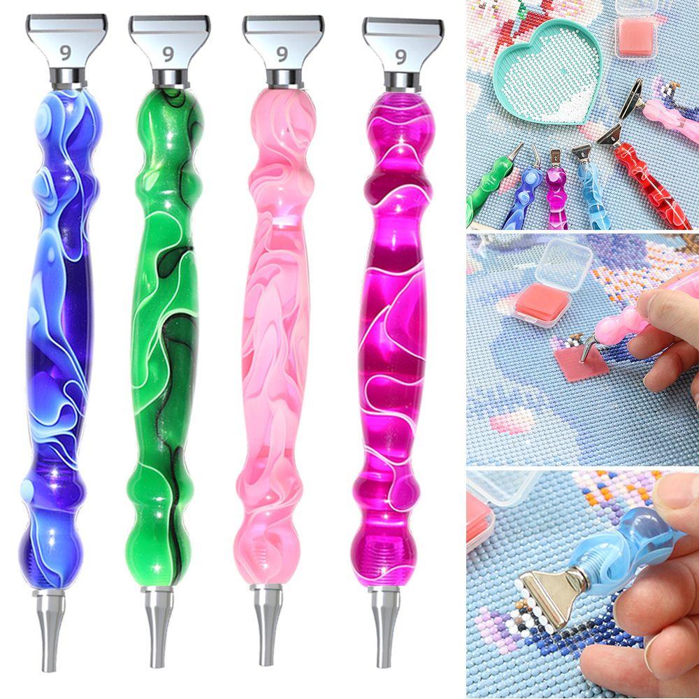 Cross Stitch Point Drill Pen Alloy Replacement Pen Heads Resin Diamond Painting Pen Resin Pen