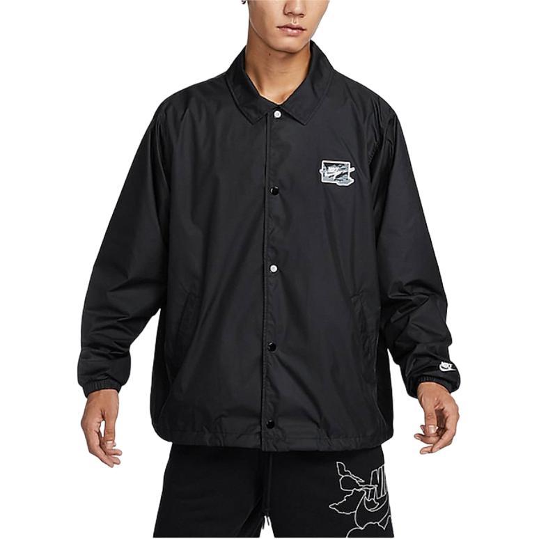Nike Спортивная куртка-бомбер Черная Мужская FZ0801-010